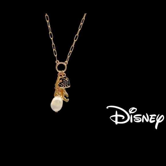 18k Disney Winnie the Pooh Pearl Charm Necklace - Picture 6 of 7